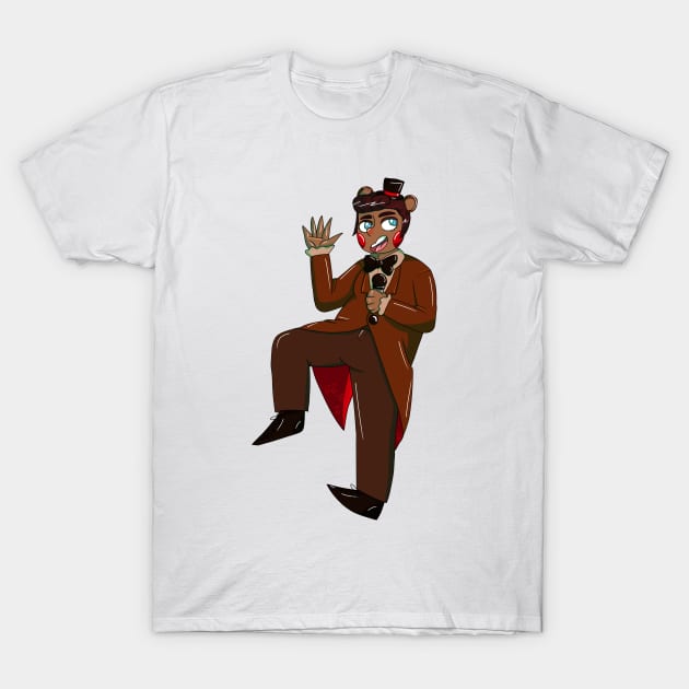 Toy Freddy Gijinka Transparent T-Shirt by spaceagebarbie